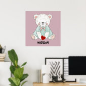 Poster Douce petite peluche  (Bureau à domicile)