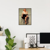 Poster Douce pointe vers le haut (Bureau à domicile)