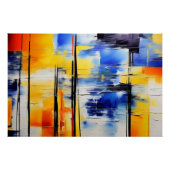 Poster Douceur Abstraite (Devant)