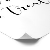 Poster Douceur et gâteries signe mariage (Coin)