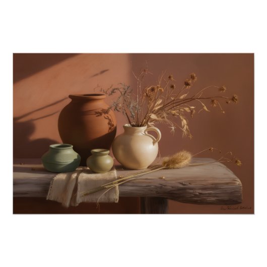 Poster Douceur rustique (Devant)