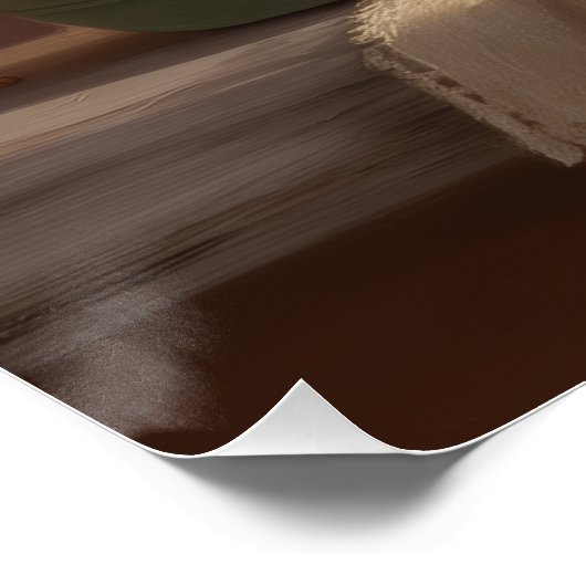 Poster Douceur rustique (Coin)