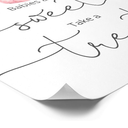 Poster Douceurs et friandises marque de vêtements pour pe (Coin)