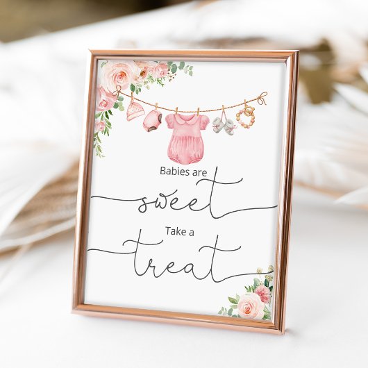 Poster Douceurs et friandises marque de vêtements pour pe