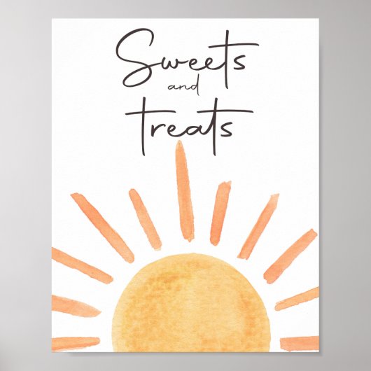Poster Douceurs et Traitements Aliments Boho Sunshine Ann (Devant)