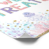 Poster Douceurs Mermaid Candy Bar Sign Sous l'Océan (Coin)