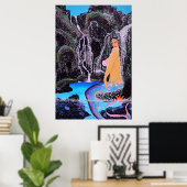 Poster Douche à grottes de sirène (Bureau à domicile)