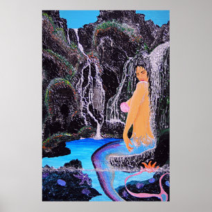 Poster Douche à grottes de sirène