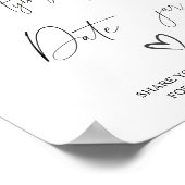 Poster douche de nuptiale noire Date nuit idées (Coin)