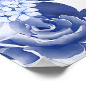 Poster Douche douce Ressort violet Mariage floral (Coin)