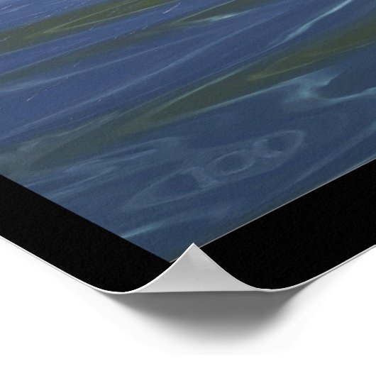 Poster Douche en métal (Coin)