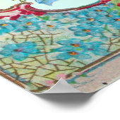 POSTER DOUCHE GARÇON STORK BÉBÉ (Coin)