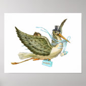 POSTER DOUCHE GARÇON STORK BÉBÉ (Devant)