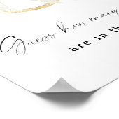 Poster Douche nuptiale - Combien de anneaux (Coin)