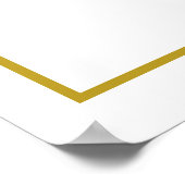 Poster Douche nuptiale florale (Coin)