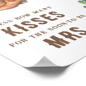 Poster Douche nuptiale occidentale Combien de baisers (Coin)