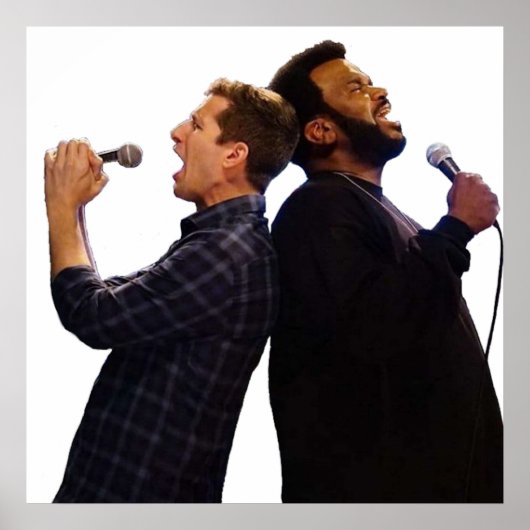 Poster Doug Judy and Jake Peralta Brooklyn 99 Karaoke (Devant)