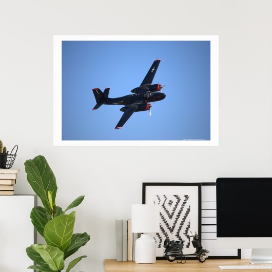 Poster Douglas A-26 Invader (Bureau à domicile)