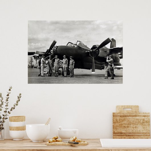 Poster Douglas B-26K Invader (Cuisine)