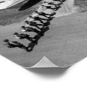 Poster Douglas C-47 et stagiaires aéroportés (Coin)