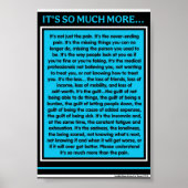 POSTER DOULEUR... C'EST BIEN PLUS... (Devant)