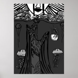 Poster Douleur foncée