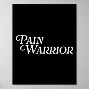 Poster Douleur Guerrier Crps Mois de sensibilisation Rsd