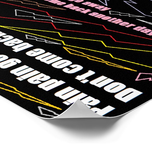 Poster Douleur, la douleur disparaît (Coin)