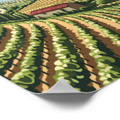 Poster Douro Valley Portugal Travel Art Vintage (Coin)