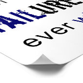 Poster doute tue les rêves que l'échec ne citera jamais (Coin)