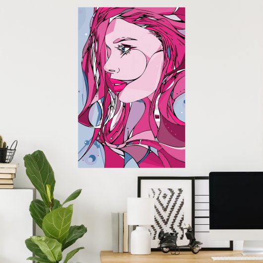 Poster doute zazzle (Bureau à domicile)