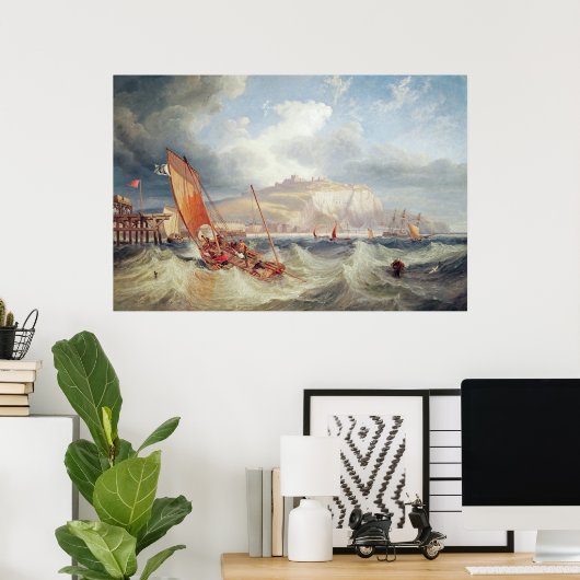 Poster Douvres, 1857 (Bureau à domicile)