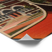 Poster Douvres, DelawareGrandes lettres ScènesDouvres, DE (Coin)