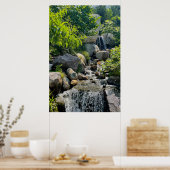 Poster Doux Cascade scène Calme Beauté naturelle (Cuisine)