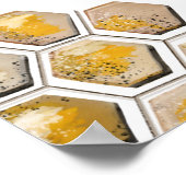 Poster Doux comme peut l'être une abeille Eucalyptus Bien (Coin)