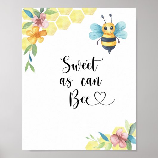 Poster Doux comme peut l'être une abeille. Fête d'abeille (Devant)