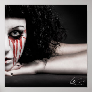 Poster Doux et foncé