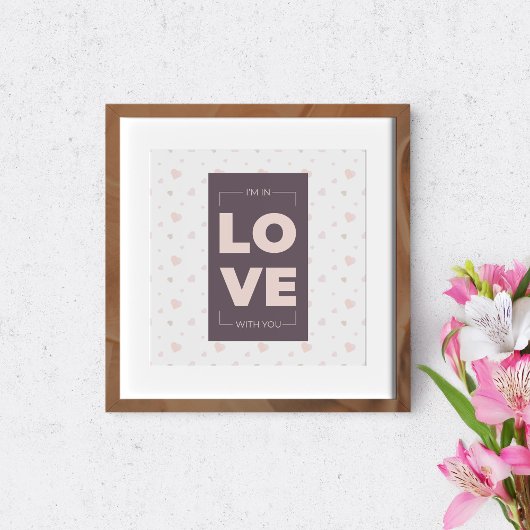 Poster Doux et romantique