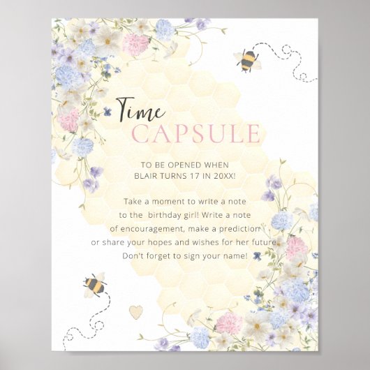 Poster Doux Pour Devenir Un Premier Anniversaire Capsule (Devant)