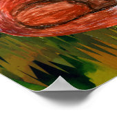 Poster Doux Rêves Petit - Renard Endormi Art de Nursery (Coin)