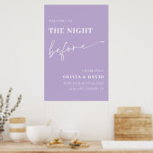 Poster Doux Violet La Nuit Avant La Répétition (Cuisine)