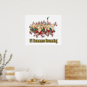 Poster douze batteurs qui battent le 12e jour (Cuisine)