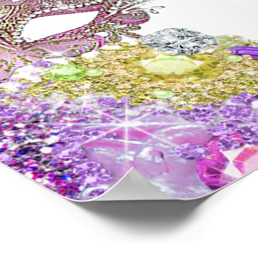 Poster Douze Douce, Quinceanera, Panneau de Signalisation (Coin)