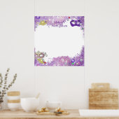 Poster Douze Douce, Quinceanera, Panneau de Signalisation (Cuisine)