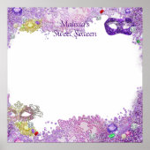 Poster Douze Douce, Quinceanera, Panneau de Signalisation (Devant)