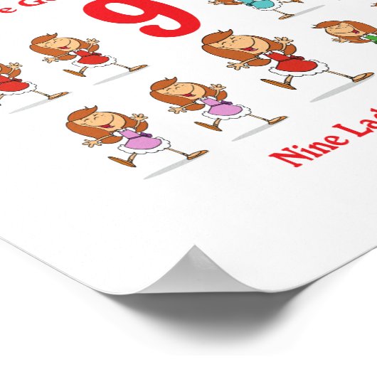 Poster Douze jours de Noël (Coin)