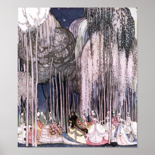 Poster Douze princesses dansantes Kay Nielsen Art