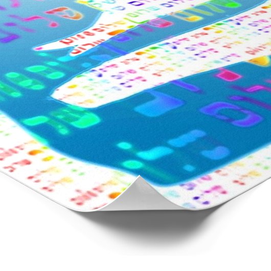 Poster Dove et Shofar (Coin)