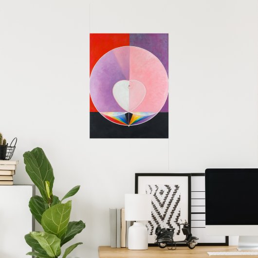 Poster Dove No. 2 by Hilma af Klint (Bureau à domicile)