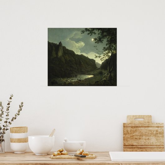 Poster Dovedale par Moonlight [vers 1785] (Cuisine)